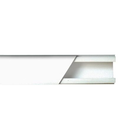 Canaleta Color Blanco De Pvc Auto Extinguible De Una Via 20 X 17 Tramo 2.5m (520101250)