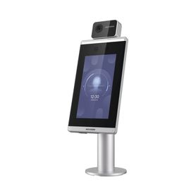 biométrico para acceso con reconocimiento facial ultra rápido  cámara dual 2mp   incluye montaje para torniquete  termografia i