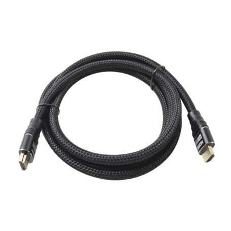 cable hdmi ultraresistente redondo de 18m  59 ft  optimizado para resolución 4k ultra hd 161077