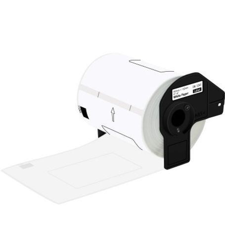 Etiqueta blanca de papel Brother DK1241 180 etiquetas de 101 mm de ancho x 152 mm de largo. Impresión en negro. QL1110NWB. TL1 