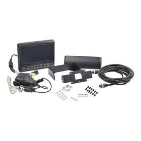 panel de control dáctilar multifuncional con monitor de 7  soporta audio de dos vias  compatible con dvr´s móviles xmr epcom 77