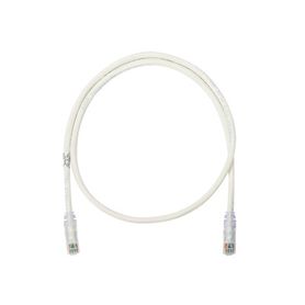 cable de parcheo utp categoria 6 con plug modular en cada extremo  2 m  blanco mate