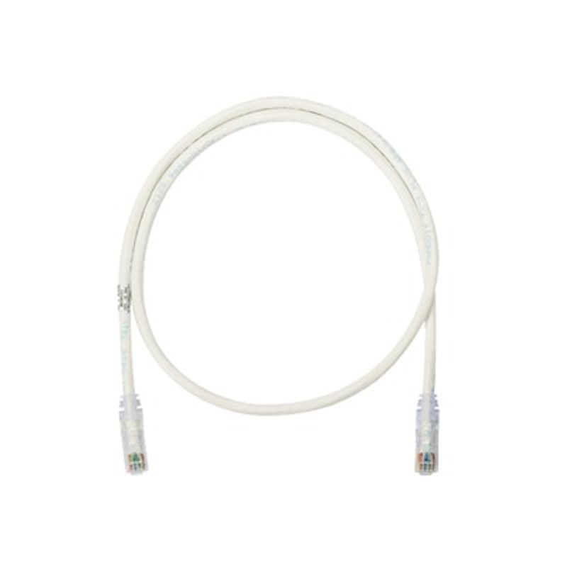 Cable De Parcheo Utp Categoria 6 Con Plug Modular En Cada Extremo  2 M.  Blanco Mate