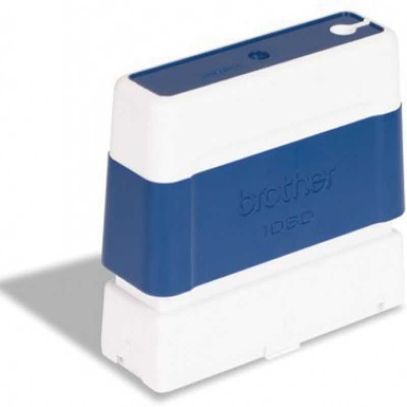 Caja de sellos Brother PR1060E6P. Medida 10x60mm. Color Azul. Contine 6 sellos. Para creador de sellos SC2000USB. TL1 