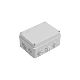 caja de derivación de pvc autoextinguible con 10 entradas tapa atornillada 150x110x70 mm para exterior ip5580751
