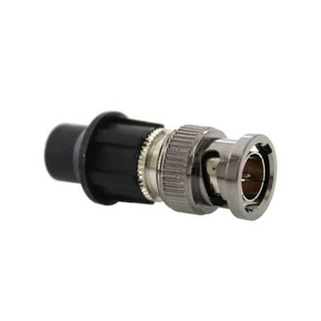 conector a presión para cable tipo rg6 rg59 rg178 en sistema cap  incluye cap color negro 