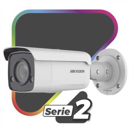 bala ip 4 megapixel  imagen a color 247  poe  lente 4 mm  luz blanca 60 mts  exterior ip67  wdr 130 db  captura facial   videoa