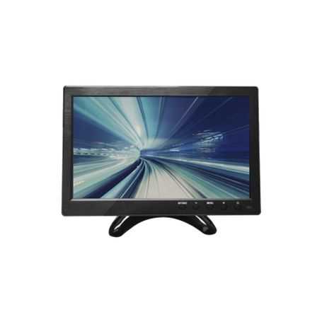 monitor 101 tftlcd ideal para colocar en vehiculos o dvrnvr entradas de video hdmi vga y rca cvbs