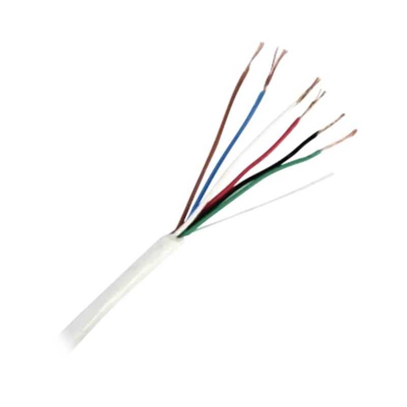 Bobina De Cable De 152 Metros De 6 X 20 Awg / Blindado / Color Blanco / Aplicaciones En Control De Acceso Audio E Instrumentació