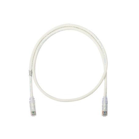Cable De Parcheo Utp Categoria 6 Con Plug Modular En Cada Extremo  3 M.  Blanco Mate