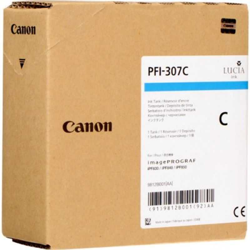 Tanque CANON PFI307 C Cian TL1 