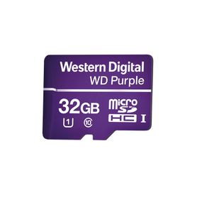 memoria microsd de 32gb purple especializada para videovigilancia 10 veces mayor duración 3 anos de garantia