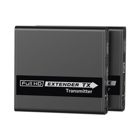 Kit Extensor Hdmi Para Distancias De 70 Metros / Soporta Resoluciones 720 Y 1080p  60 Hz / Cat 6 6a Y 7 / Cero Latencia / Uso 24