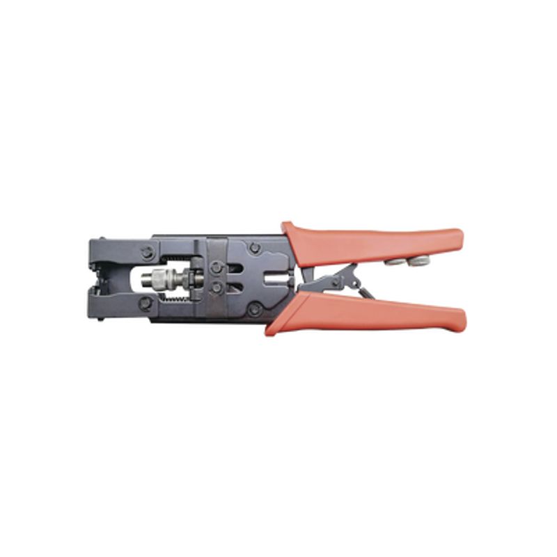 Pinzas Para Instalar Conectores A Prueba De Agua Tipo Compresión De F Ó Bnc En Cables Rg59 (4c) Rg6 (5c) Rg58 (3c) Ó Rg11.