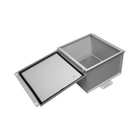 gabinete de telecom de acero galvanizada con plato interior 400 x 400 x 250 mm se puede poner candado190641