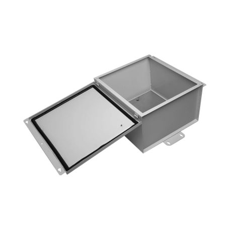 Gabinete De Telecom. De Acero Galvanizada Con Plato Interior (400 X 400 X 250 Mm). Se Puede Poner Candado.