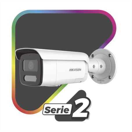  protección activa  bala ip 4 megapixel  imagen a color 247  poe  lente 4 mm  luz blanca 60 mts  exterior ip67  luz intermitent