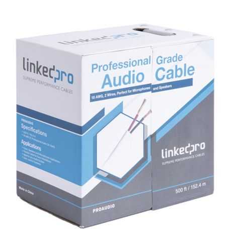 cable para audio profesional de 2 conductores calibre 18 para aplicaciones de audio y automatización bobina de 152 m166947