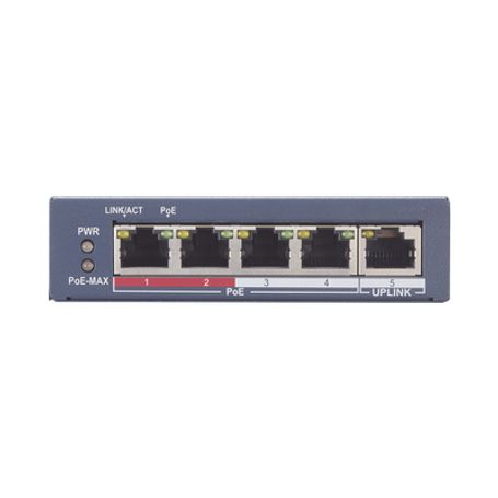 Switch Monitoreable Poe / 4 Puertos 10/100 Mbps Poe / 1 Puerto Rj45 Uplink / Poe Hasta 250 Metros / 60 W / Conexión Remota Desde