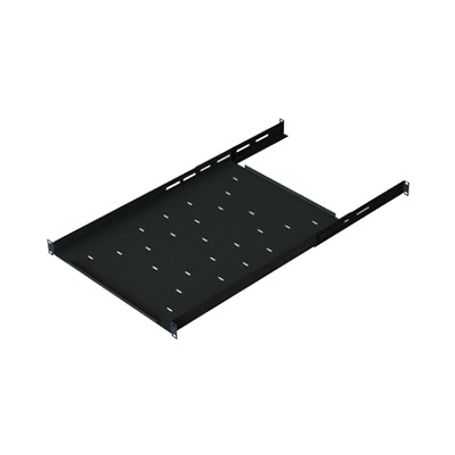 charola ajustable para rack de 19 de 4 postes de 1 unidad de espacio profundidad de 633 a 816 mm