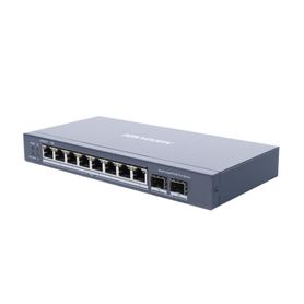 switch gigabit poe  administrable  8 puertos gigabit poe  2 puertos sfp  configuración remota desde hikpartnerpro  poe hasta 25