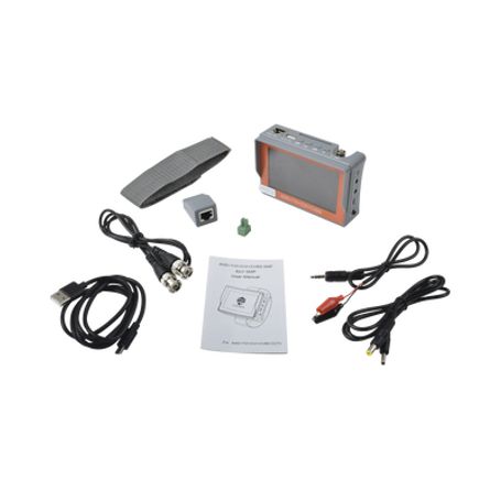 Probador De Video De Pulsera Con Pantalla De 4 Para Cámaras Hdtvi 5mp Hdcvi 5mp Ahd 5mp Y Analógicas 1200 Tvls Control Coaxitron