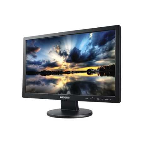 monitor profesional full hd led de 22 con cristal templado ideal para videovigilancia  uso 247  resolución 1920x1080  entradas 