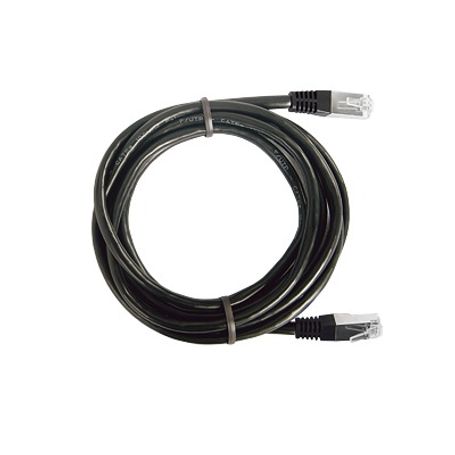 Cable De Parcheo Ftp Cat6  0.5 M  Negro 