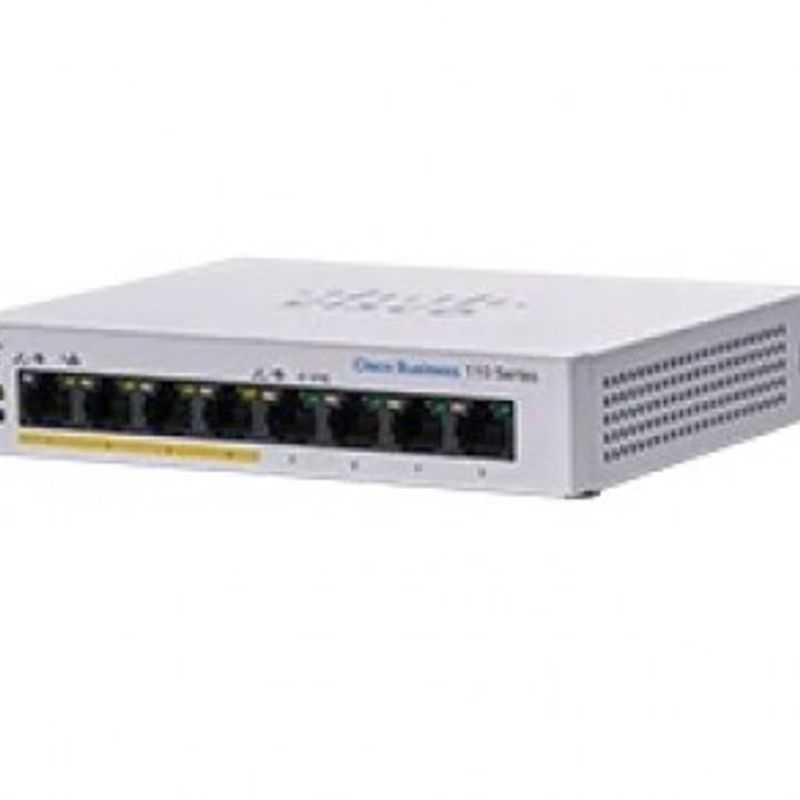 Switch CISCO CBS1108PPDNA Plata 8 Smartnet se vende por separado TL1 