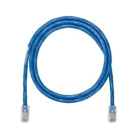 cable de parcheo utp categoria 5e con plug modular en cada extremo  1 m  azul