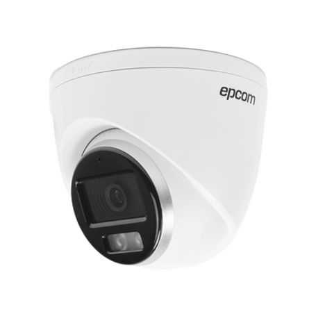 turret turbohd 3k 5mp  micrófono integrado  lente 36 mm  imagen a color 247  40 mts luz blanca  exterior ip67  dwdr  4 tecnolog