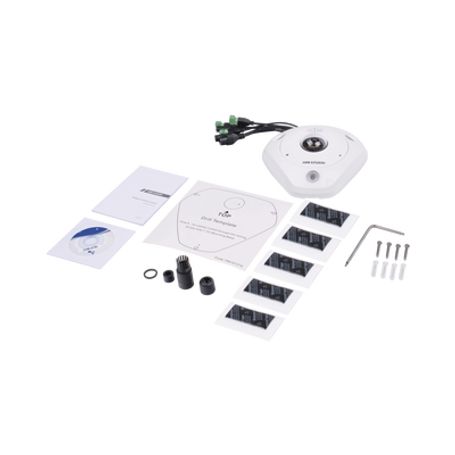 Fisheye Ip 6 Megapixel / 180° 360° / Dewarping / Wdr 120 Db / Exterior Ip67 / Ik10 / 15 Mts Ir / Entrada Y Salida De Audio Y Al Fisheye Ip 6 Megapixel / 180° 360° / Dewarping / Wdr 120 Db / Exterior Ip67 / Ik10 / 15 Mts Ir / Entrada Y Salida De Audio Y Al