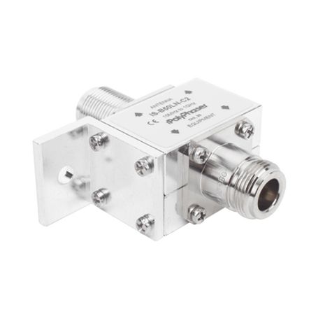 Protector Rf Coaxial Para 10  1000 Mhz De Ceja Frontal Y Conectores N Hembra En Ambos Lados 50 Ω
