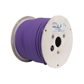 bobina de cable uutp de 4 pares zmax cat6a soporte de aplicaciones 10gbaset ls0h color violeta 305m88906