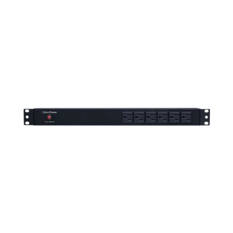 pdu básico para distribución de energia con 8 tomas nema 515r traseras y 6 tomas 515r frontales 1ur 15 amp 120 vca155416