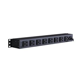 pdu básico para distribución de energia con 8 tomas nema 515r traseras y 6 tomas 515r frontales 1ur 15 amp 120 vca155416