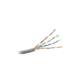bobina de cable de 305 metros utp cat5ede color gris ul cm probado a 350 mhz para aplicaciones de cctv  redes de datos ip megap
