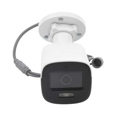 bala turbohd 3k 5mp  lente 36 mm  micrófono integrado  imagen a color 247  luz blanca 40 mts  exterior ip67  dwdr  4 tecnologia