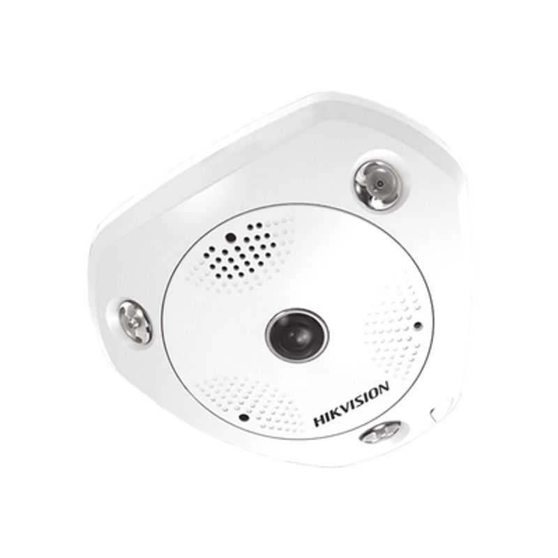 Fisheye Ip 6 Megapixel / 180°  360° / Dewarping / Wdr 120 Db / Uso En Interior / 15 Mts Ir / Entrada Y Salida De Audio Y Alarma 