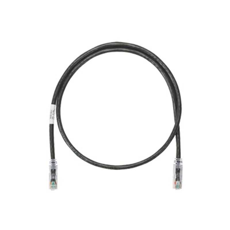 Cable De Parcheo Utp Categoria 6 Con Plug Modular En Cada Extremo  1 M.  Negro