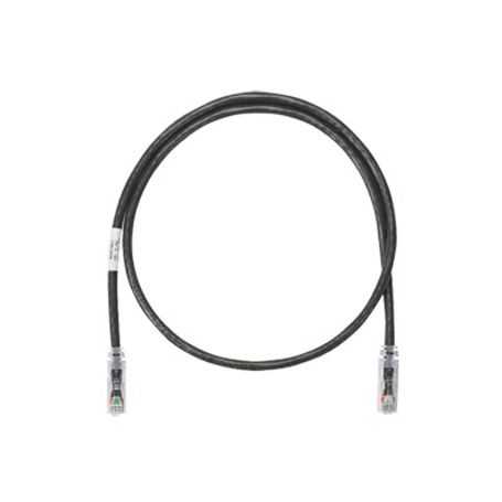 cable de parcheo utp categoria 6 con plug modular en cada extremo  1 m  negro