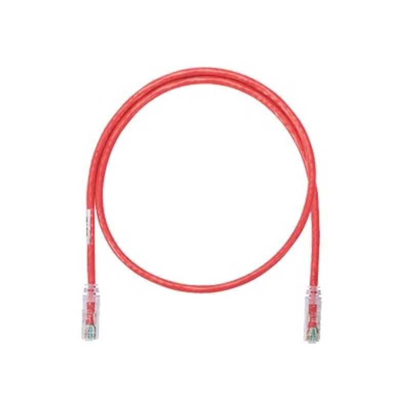 Cable De Parcheo Utp Categoria 6 Con Plug Modular En Cada Extremo  1 M.  Rojo