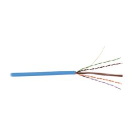 bobina de cable utp reelex de 4 pares alto desempeno cat6 pvc cm color azul 23 awg 305m144183