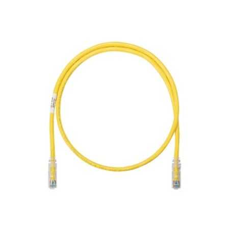 cable de parcheo utp categoria 6 con plug modular en cada extremo  1 m  amarillo