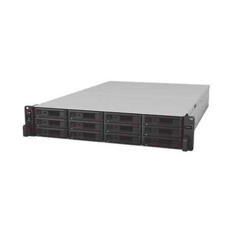 servidor nas para rack 2 u de 12 bahias expandible a 36 bahias  hasta 648 tb  8 gb ram  servicio nube gratis p2p  administració