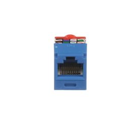 conector jack rj45 estilo t minicom categoria 5e de 8 posiciones y 8 cables color azul188455