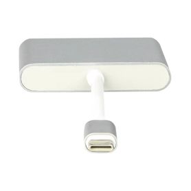 adaptador multipuerto usbc 31 a hdmi 4k  usb 30  usb – c   alta velocidad de transmisión de datos  admite carga rápida pd en el