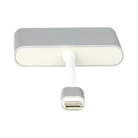 Adaptador Multipuerto Usbc 3.1 A Hdmi 4k / Usb 3.0 / Usb – C /  Alta Velocidad De Transmisión De Datos / Admite Carga Rápida (pd