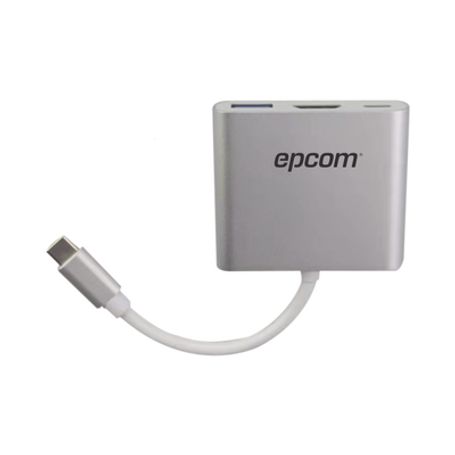 Adaptador Multipuerto Usbc 3.1 A Hdmi 4k / Usb 3.0 / Usb – C /  Alta Velocidad De Transmisión De Datos / Admite Carga Rápida (pd