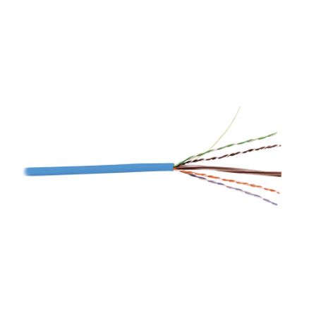 Bobina De Cable Utp Reelex De 4 Pares Desempeno Cat6 Ls0h (bajo Humo Cero Halógenos) Color Azul 24 Awg 305m